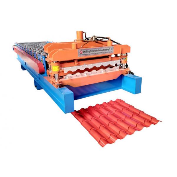 Quality Bamboo Shape Cold Roll Forming Equipment , Metal Roofing Roll Former Coil Width for sale