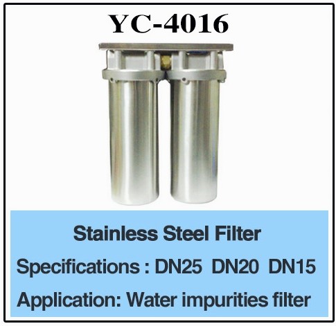 Quality 3/4" DN25 DN20 Stainless Steel Water Filter for sale