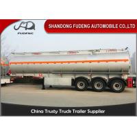 China 33000 Liters Fuel Tanker Semi Trailer Heavy Capacity Fuel Tank Truck Trailer for sale