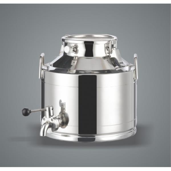 Quality SUS304 Stainless Steel Milking Machine Bucket Transport With Lid for sale