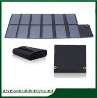 China High Eff. 120w foldable solar panel, portable solar panel charger kits for digital products, car battery etc factory