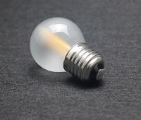 China G45 E27 E26 LED bulb light led filament bulb led golf lamp frosted glass cover factory