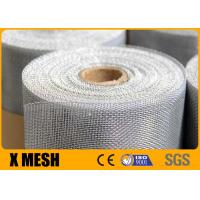 China 16X14 Wire Mesh Aluminum Window Screen Roll 25m Plain Weave factory
