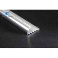 China Round Corner Aluminium Corner Profiles , 12mm Aluminium Edge Trim Profiles factory