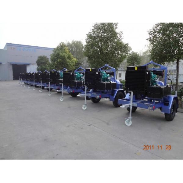 Quality Trailer Diesel Water Pump Set With Cummins Diesel Engines For Agriculture for sale