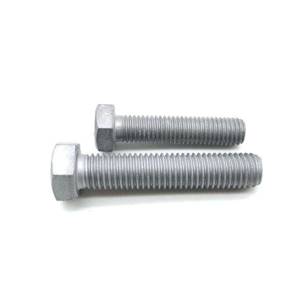 Quality ISO 4017 Full Thread Hex Bolt Coarse Wind Energy Fasteners Dacromet for sale