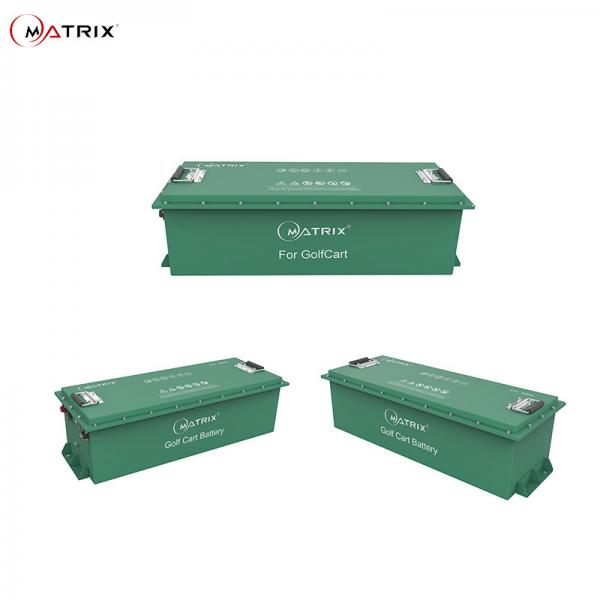 Quality Matrix Rechargeable 48v 100ah Lithium Ion Battery For Golf Cart for sale