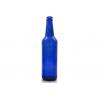 China Botellas De Vidrio Para Licor Blue Green Wine Glass And Bottle Empty Glass Beer Bottles factory