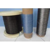 China Flexible PVC Coat Metallic Yarn , 12um Fire Retardant Sewing Thread factory