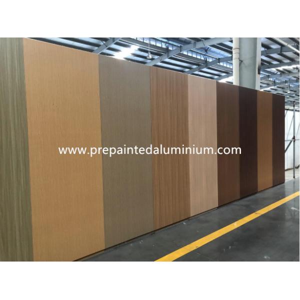 Quality Alumium Alloy 3105 H24 Wooden Pattern PPAL Color Coated Aluminum Coil Pre for sale