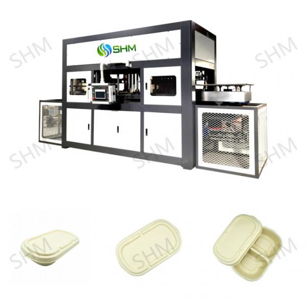 Quality Industrial Biodegradable Pulp Molding Tableware Machine Line For Fast Food Box for sale