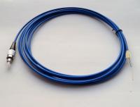 China Computer Indoor Fiber Optic Armoured Patch Cord with LSZH Jacket Blue Yellow factory
