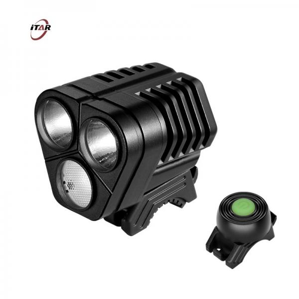 Quality High Lumens Bike LED Flashlight Rechargeable Triangular Waterproof for sale
