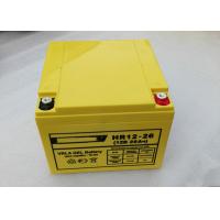 Quality Rechargeable 12 v 26ah / 28ah M5 UPS Lead Acid Battery Deep Cycle 6FM26 for sale