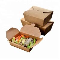 China Brown Snack Cardboard Food Boxes , Cardboard Takeaway Food Boxes factory