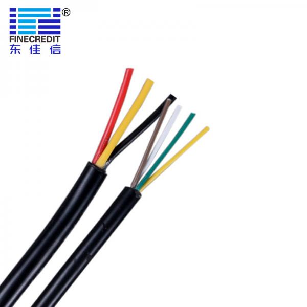 Quality Electrical UL 2464 24 Awg Cable , 2 Core Flexible Copper Wire PVC Compound Jacket for sale