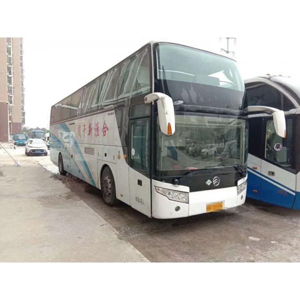 Quality 48 Seats Used Motor Coaches , Coach Second Hand Airbag Chassis With Six New Tires for sale