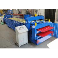 China Roof Tile Double Layer Roll Forming Machine Metal Wall , Color Steel Plate factory