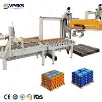 China Automatic Low Level Palletizer With Air Cylinder factory