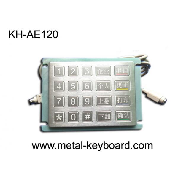 Quality IP 65 Performance Rugged Stainless steel Encrypting industrial keypad for sale