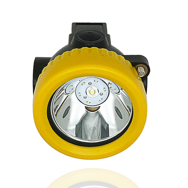 China IP67 Coal Miner Hard Hat Light LED Underground Cap Lamp Rechargeable 5000 Lux for sale