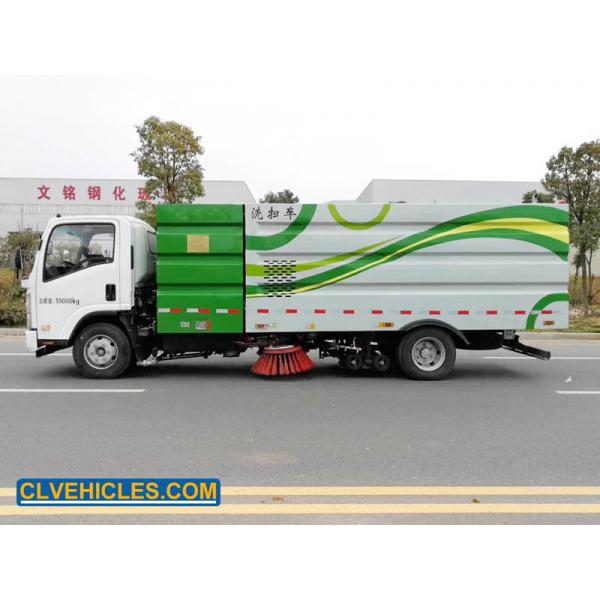 Quality 700P ELF ISUZU Road Sweeper Truck Mounted Street Sweeper 10000L for sale