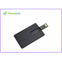 China Black Credit Card USB Sticks Gift 4GB 8GB 16GB USB Key Custom Logo factory