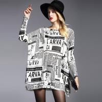 China Luxury  Women's fashion wholesale knit pullover sweater with printing tops crew neck cashmere wool sweater factory