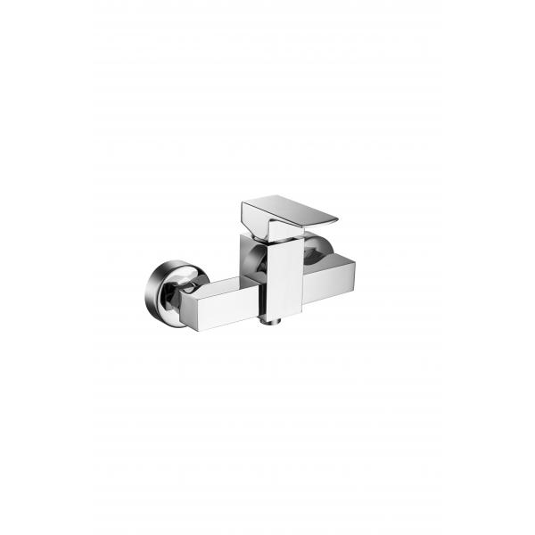 Quality Bath Mounted In Wall Shower Mixer Chrome Single Brass Contemporary T2064 for sale