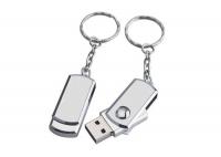 China High Read / Write Speed USB Memory Disk , Swivel USB Flash Drive With Keyring factory