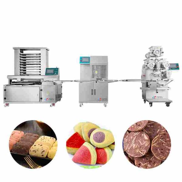 Quality Sliced Cookies Encrusting Machinery 100g Biscuit Manufacturing Machine for sale