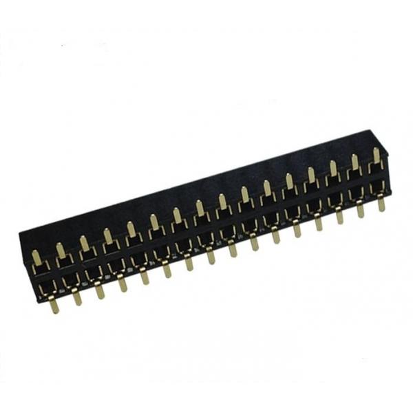 Quality 2.0mm PCB 2 Pin Header Connector Female Gold Plated PA6T for sale