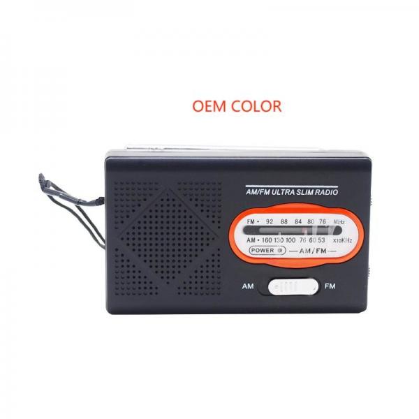 Quality Customized Color Fm Radio FM 88 23mm Model Pocket Size Digital Radio for sale
