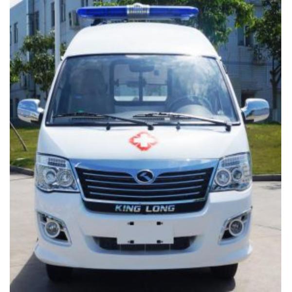 Quality Jinlong Medical Emergency Ambulance Gasoline 7 Seats 4×2 for sale