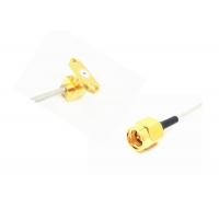 China 50ohm SMA Male RF Cable Assemblies Au Plated Custom RF Cable Assembly for sale