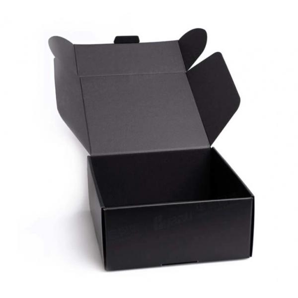 Quality Printed Brand Clothing Paper Gift Packaging Box , Corrugated Folding Shipping for sale