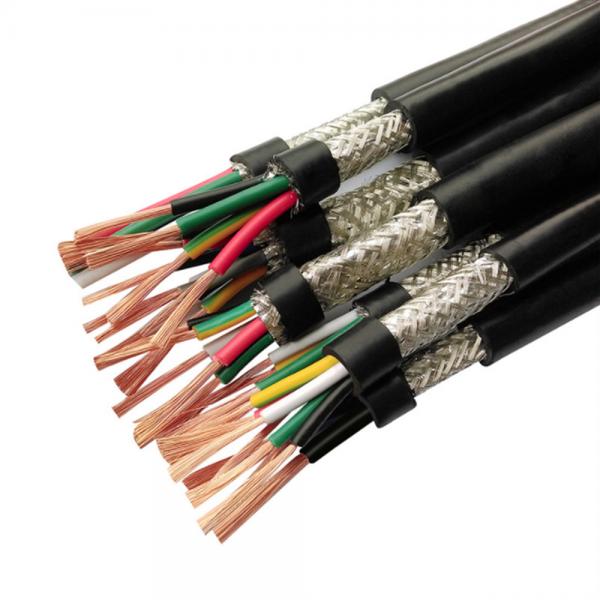 Quality Antiwear Heatproof PVC Insulated Wire , Multicore Electrical Flexible Cable for sale