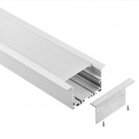 Quality Silver Aluminum Recessed Linear Profile Light Strips Channel U Shape 65*35mm for sale