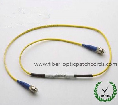 Quality In - Line Fiber Optic Attenuator SC LC ST FC Connector Yellow Color for sale