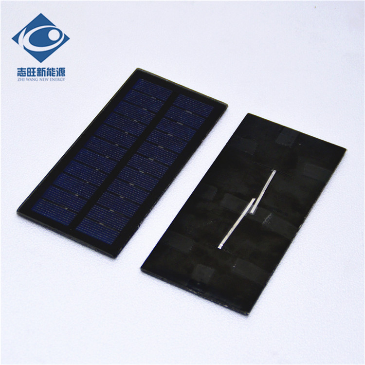 China 5.5V Glass Photovoltaic Solar Panel ZW-14065 Portable Solar Panel Laptop Charger factory