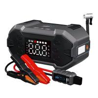 China Type-C 12V Car Emergency Jump Starter and Tyre Compressor with Air Power Bank Charger for sale