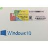 China 32 Bit / 64 Bit Windows 10 Pro Software OEM COA License Sticker / Windows 10 Professional Retail Box factory