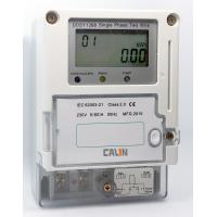 Quality IC Card Electricity Prepaid Meter Class 1S Accuracy Single Phase Power Meter for sale