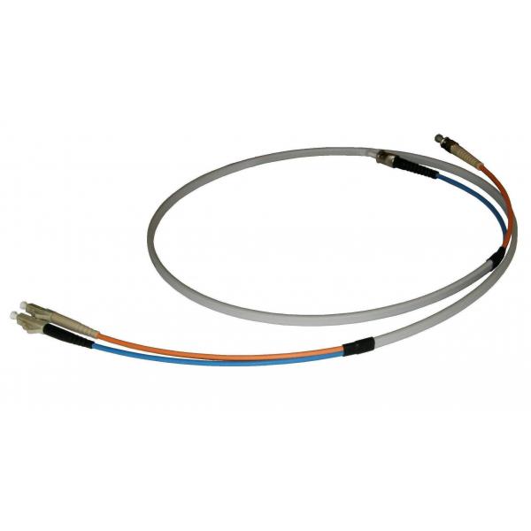 Quality Flat Twin LSZH Ruggedized Fiber Patch Leads With Extra Strength / Durability for sale