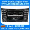 China Ouchuangbo S100 Platform Central Multimidia Kit Mercedes Benz E Class W211 2002-2008 GPS Navigation Bluetooth TV factory