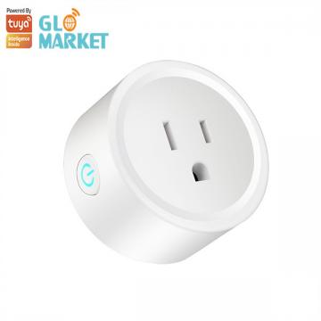 Quality Tuya Wifi Electric Smart Plug Socket US Standard 16A Wireless Remote Control for sale