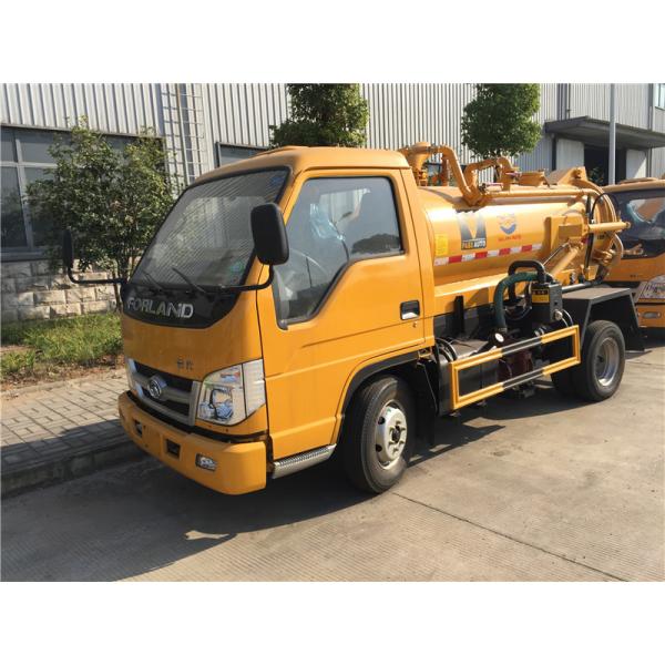 Quality Forland 4x2 5000L Tanker Truck Trailer 2 Axles 5m3 Sewage Suction Truck for sale