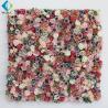 China 40*60cm Artificial Rose Wall , Wedding Use Hydrangea Flower Wall Panel factory