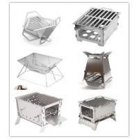 China Non Stick Camping Foldable BBQ Grill Campfire Barbecue Stove Portable Camping Bbq Set factory