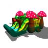China 1000D Tarpaulin Mushroom Mini Inflatable Slide For Backyard Fun factory